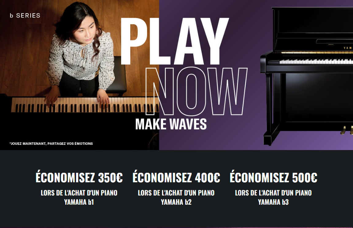 Promo piano YAMAHA B1 B2 B3